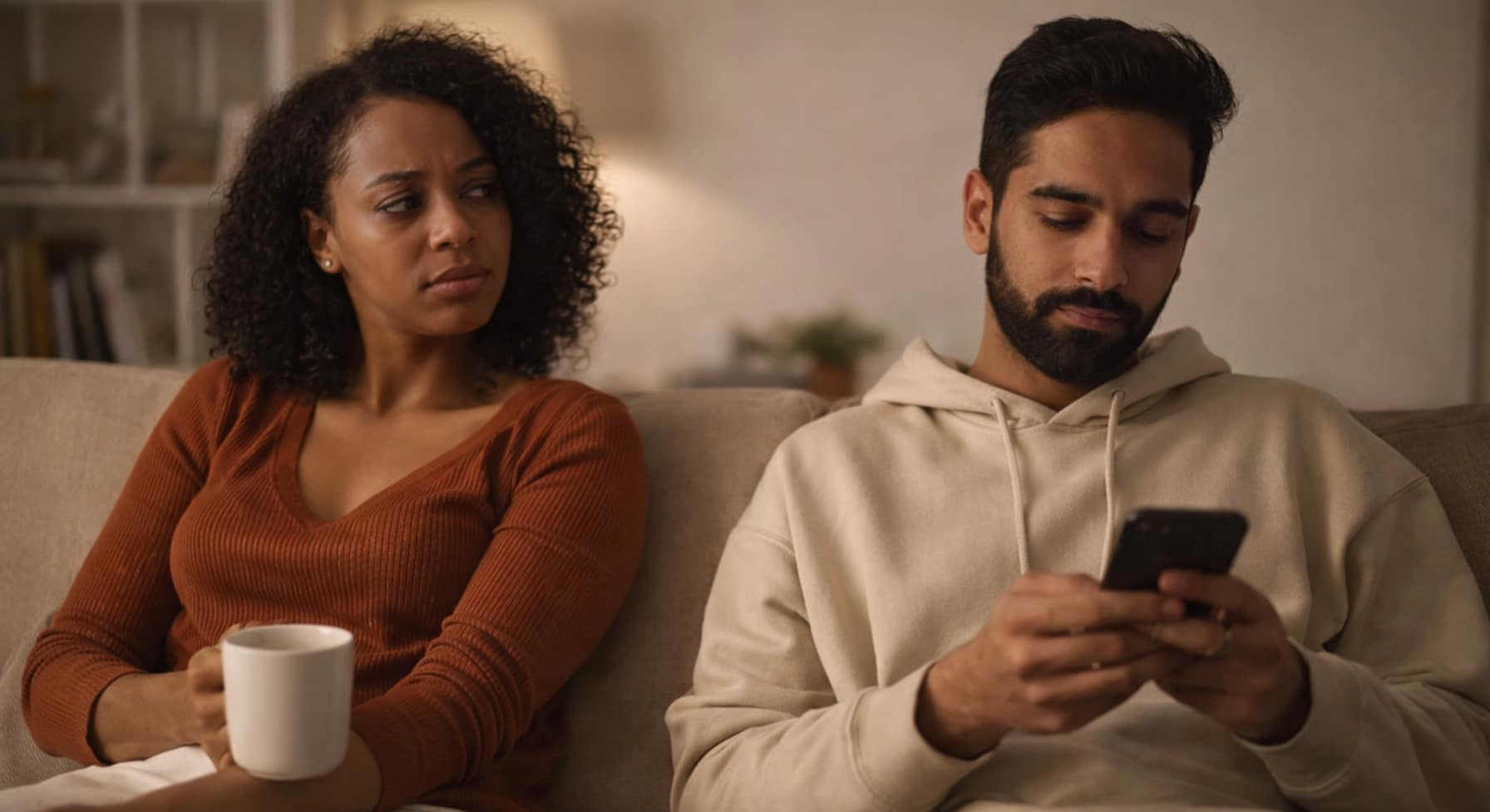 Woman choosing between a date dress and a hoodie, showing the pressure to be recognizable instead of perfectly polished.
